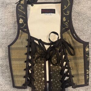 Moresca Olive Steel Bone Bodice Medium